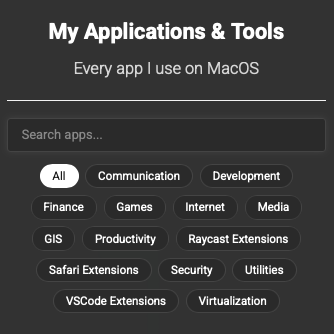 My Mac Apps preview